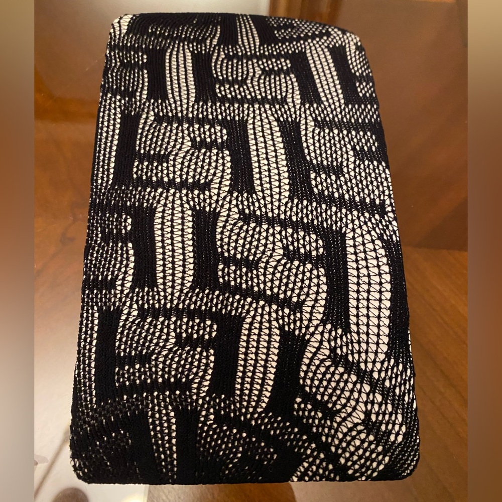 New Black Jacquard Design Fishnet Tights